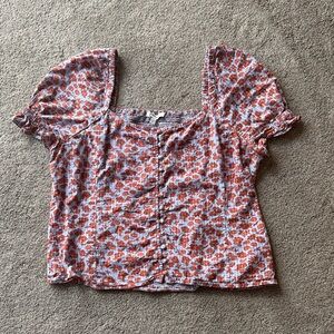 Madewell Floral Blouse